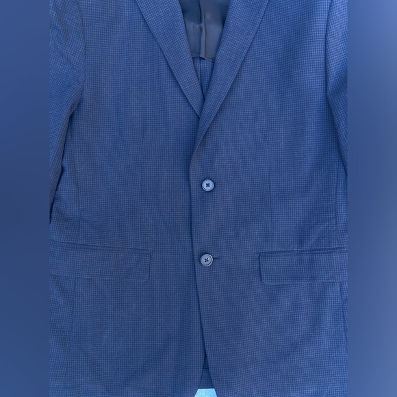 Men’s Theory Clinton Plaid Unstructured Seersucker Blazer - Picture 9 of 10